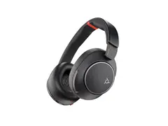 HP Poly Voyager Surround 85 - Voyager Surround 80 series hodesett - full st&#248;rrelse - Bluetooth - tr&#229;dl&#248;s - aktiv st&#248;ydemping - USB-C via Bluetooth-adapter - svart - UC-sertifisert