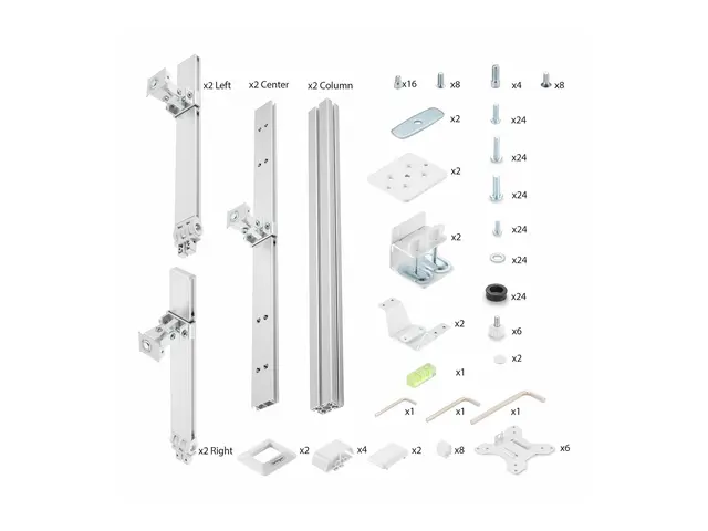 StarTech.com Six-Monitor Desk Mount w/ Crossbar, Up To 32" Screens...