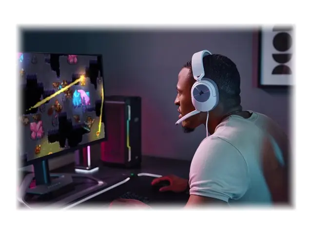 CORSAIR Gaming HS55 SURROUND - Hodesett full størrelse kablet 3,5 ...