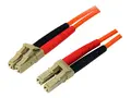 StarTech.com 3m Fiber Optic Cable Multimode Duplex 50/125 - LSZH - LC/LC - OM2 - LC to LC Fiber Patch Cable - nettverkskabel - 3 m