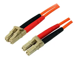 Startech 3m Fiber Optic Cable - Multimode Duplex 50/125 LSZH - LC/LC - OM2 - LC to LC Fiber Patch Cable - nettverkskabel - 3 m - 3 m