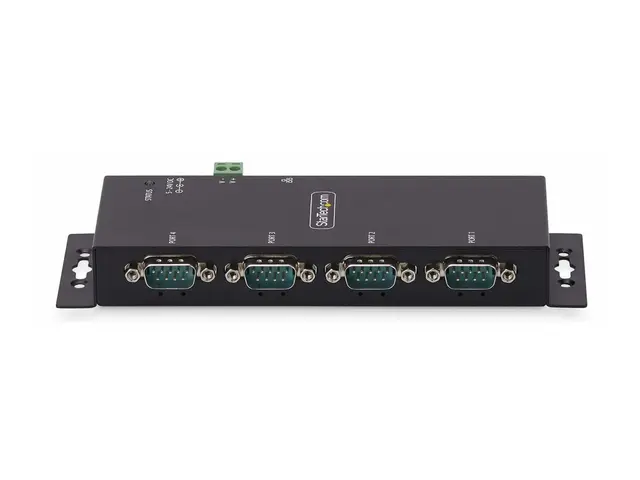 StarTech.com 4P Serial to Ethernet Adapter, IP LAN RS232 DB9 Conve...