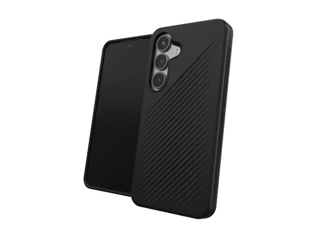 ZAGG Luxe - Baksidedeksel for mobiltelefon svart Samsung Galaxy S25