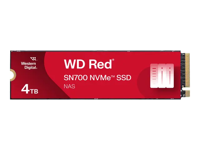 WD Red SN700 WDS400T1R0C - SSD 4 TB intern M.2 2280 PCIe 3.0 x4 (N...