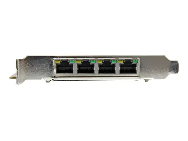 StarTech.com 4 Port Gigabit PoE (Power over Ethernet) Card - PCIe ...