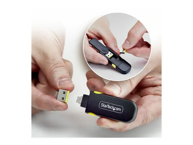 Startech - USB-portsperrer - USB-A - svart - TAA-samsvar