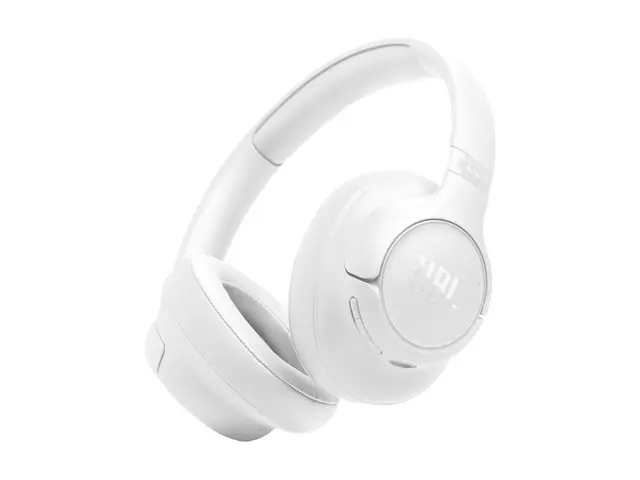 JBL TUNE 730BT - Hodetelefoner med mikrofon full størrelse - Bluetooth - trådløs - hvit 