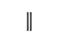APC - Rackkabelstyringspanel - svart 42U - TAA-samsvar (en pakke 2) - for P/N: AR9300SP, AR9300SP-R, SMX2KR2UX145, SMX3KR2UNCX145, SRT1000RMXLI, SRT1000RMXLI-NC