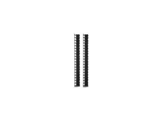APC - Rackkabelstyringspanel - svart - 42U TAA-samsvar (en pakke 2) - for P/N: SMX2KR2UNCX145, SMX2KR2UX145, SMX3000RMX93, SMX3KR2UNCX145, SRT1000RMXLI-NC