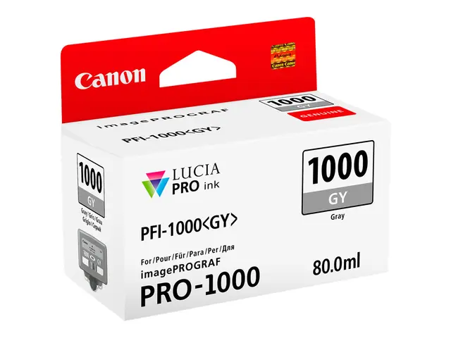 Canon PFI-1000 GY - 80 ml - grå - original - blekkbeholder - for i...