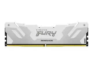 Kingston FURY Renegade - DDR5 - modul - 16 GB DIMM 288-pin - 6400 MT/s / PC5-51200 - CL32 - 1.4 V - ikke-bufret - on-die ECC - hvitt og sølv