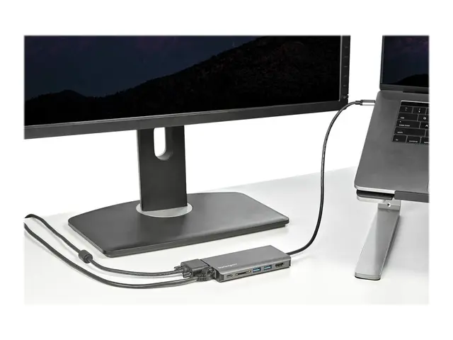 StarTech.com USB C Multiport Adapter, USB-C Mini Travel Dock with ...