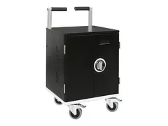 LEBA NoteCart Tablet 30 - Vogn (kun lading) for 30 nettbrett - USB-A&amp;C-lader inkludert 30x USB-C til USB-C-kabler - l&#229;sbar - skjermst&#248;rrelse: up to 10.2&quot; ( iPad 11&quot;)