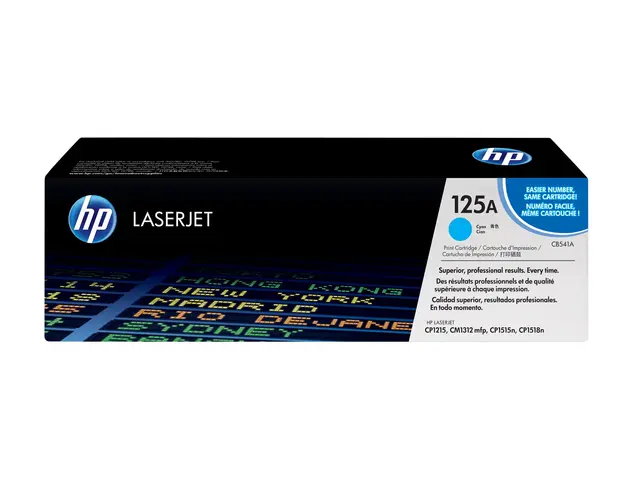 HP 125A - Cyan original LaserJet tonerpatron (CB541A) for Color CM...