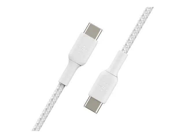 Belkin BoostCharge - USB-kabel 24 pin USB-C (hann) til 1 m hvit
