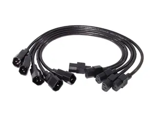 APC - Str&#248;mkabel - power IEC 60320 C13 til IEC 60320 C14 61 cm - svart