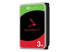 Seagate IronWolf ST3000VN006 - Harddisk 3 TB - intern - SATA 6Gb/s - 5400 rpm - buffer: 256 MB - med 3-&#229;rs Seagate Rescue Data Recovery