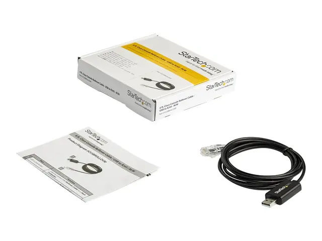 StarTech.com 6 ft (1.8 m) Cisco USB Console Cable - USB to RJ45 Ro...