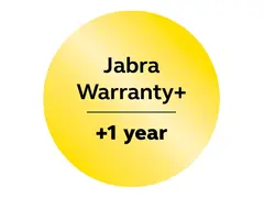 Jabra Warranty+ - Utvidet serviceavtale - utvidet garanti 1 &#229;r (fra opprinnelig kj&#248;psdato for utstyret) - for P/N: 8211-209, 8220-209