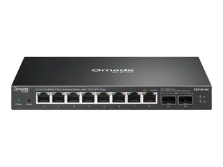 TP-Link Omada ES210X-M2 V1 - Switch - L2+ Styrt - 8 x 2.5GBase-T + 2 x 10 Gigabit SFP+ (opplenke) - stasjonær, veggmonterbar