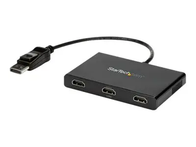 StarTech.com 3-Port Multi Monitor Adapter, DisplayPort 1.2 to HDMI...