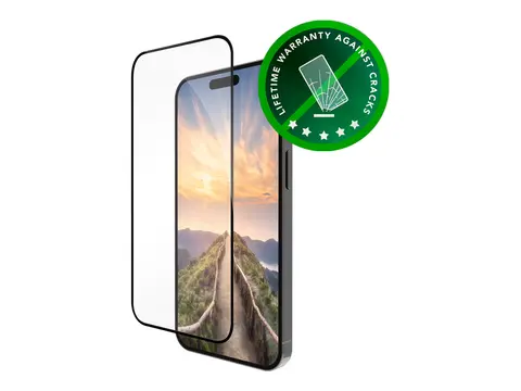 dbramante1928 Eco-shield - Skjermbeskyttelse for mobiltelefon glass - rammefarge svart - for Apple iPhone 16