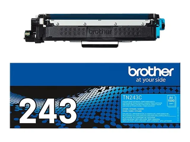 Brother TN243C - Cyan - original - tonerpatron - for Brother DCP-L...