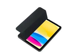 Deqster #ST2 - Lommebok for nettbrett - polyuretan, termoplast-polyuretan (TPU), mikrofiber svart - for Apple 11-inch iPad Air (M2, M3)