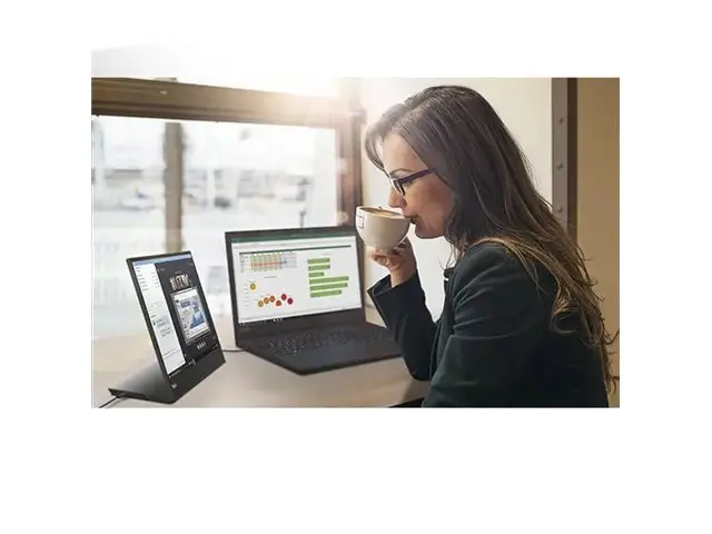 Lenovo ThinkVision M15 - LED-skjerm 15.6" portabel 1920 x 1080 Ful...