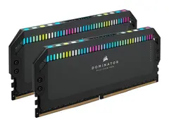 CORSAIR Dominator Platinum RGB DDR5 - sett - 64 GB: 2 x 32 GB - DIMM 288-pin - 5600 MHz / PC5-44800 - CL40 - 1.25 V - svart