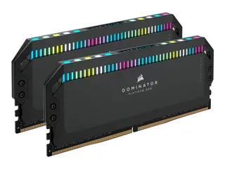 CORSAIR Dominator Platinum RGB DDR5 - sett - 64 GB: 2 x 32 GB - DIMM 288-pin - 5600 MHz / PC5-44800 - CL40 - 1.25 V - svart