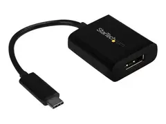 StarTech.com USB C to DisplayPort Adapter 4K 60Hz USB Type-C to DP 1.4 Monitor Video Converter (DP Alt Mode) - Thunderbolt 3 Compatible - DisplayPort-adapter - 24 pin USB-C til DisplayPort - 14 cm