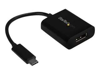 StarTech.com USB C to DisplayPort Adapter 4K 60Hz USB Type-C to DP 1.4 Monitor Video Converter (DP Alt Mode) - Thunderbolt 3 Compatible - DisplayPort-adapter - 24 pin USB-C til DisplayPort - 14 cm