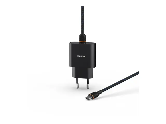 Unisynk Slim Wall Charger - Strømadapter 20 watt 3 A PD 3.0 (24 pi...