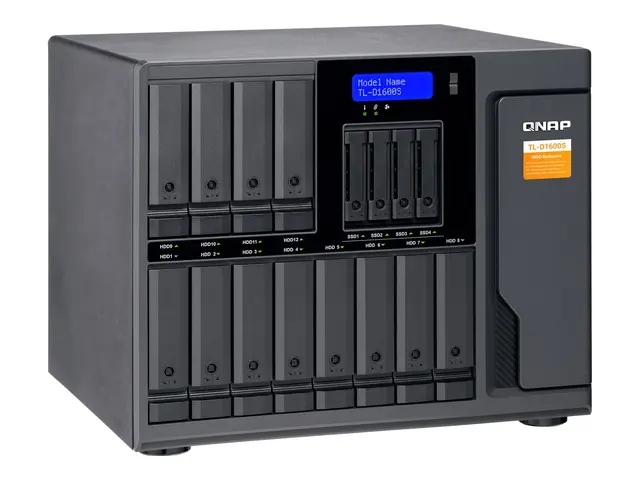 QNAP TL-D1600S - Harddiskarray - 16 brønner (SATA-600) - SATA 6Gb/...