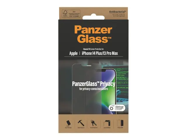 PanzerGlass - Skjermbeskyttelse for mobiltelefon klassisk passform...