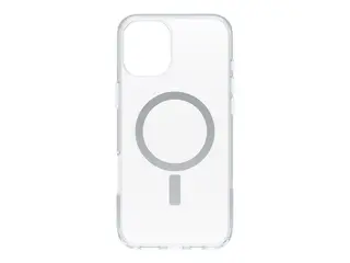OtterBox Symmetry Series - Baksidedeksel for mobiltelefon MagSafe-samsvar - termoplastisk elastomer (TPE), polykarbonatlag - blank - for Apple iPhone 16 Plus