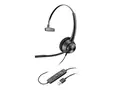 Poly EncorePro 310 - EncorePro 300 series hodesett - on-ear - kablet - USB-A - svart