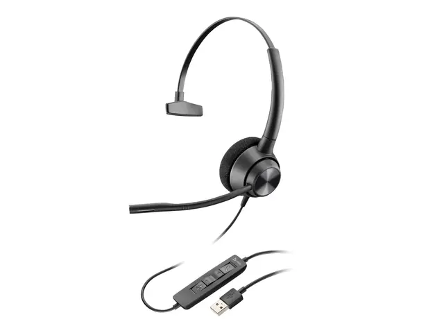Poly EncorePro 310 - 300 series hodesett on-ear kablet USB-A svart