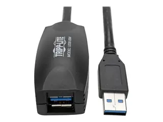 Eaton Tripp Lite Series 5M USB 3.0 SuperSpeed Active Extension Repeater Cable A M/F 16ft 16&#39; 5 Meter USB-forlengelseskabel - USB-type A (hann) til USB-type A (hunn) - USB 3.0 - 5 m - aktiv - gr&#229;