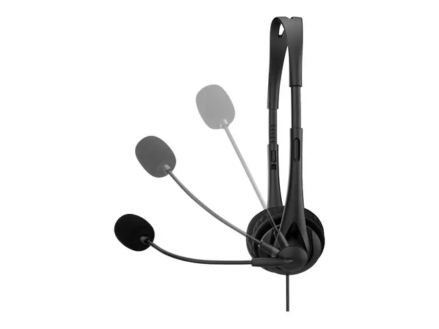HP G2 - Hodesett on-ear kablet USB skyggesvart