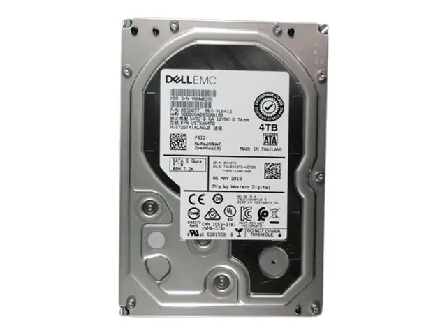Dell - Customer Kit harddisk 4 TB 512n intern 3.5" SATA 6Gb/s 7200...
