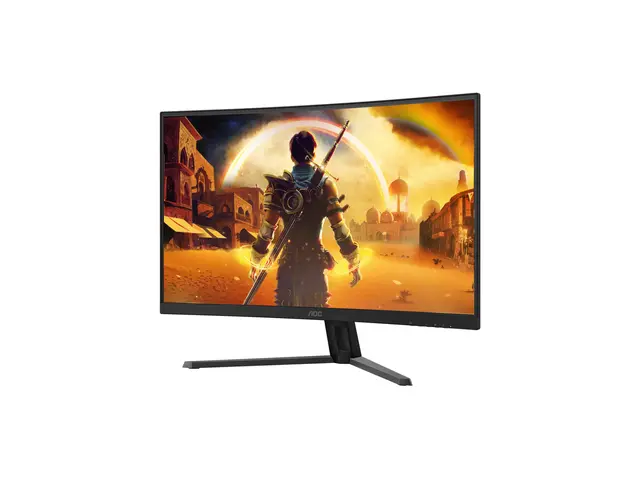 AOC Gaming C32G42ZE - G4 Series - LED-skjerm gaming - kurvet - 32" (31.5" synlig) - 1920 x 1080 Full HD @ 240 Hz - VA - 300 cd/m² - 3500:1 - HDR10 - 0.3 ms - HDMI, DisplayPort - svart, rød 