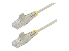 STARTECH 3M SLIM CAT6 CABLE - GREY SNAGLESS - 28 AWG COPPER WIRE