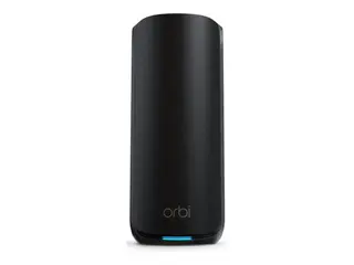 NETGEAR Orbi 870 Series RBE870B Wi-Fi-system - (ruter) - inntil 3000 kvadratfot - maske 10GbE, 2.5GbE, Wi-Fi 7 Multibånd
