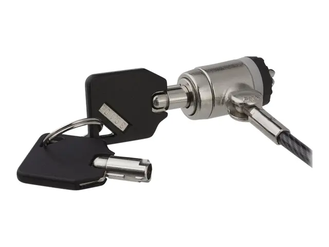 StarTech.com 6ft (2m) Laptop Cable Lock with Keys, Keyed Security ...