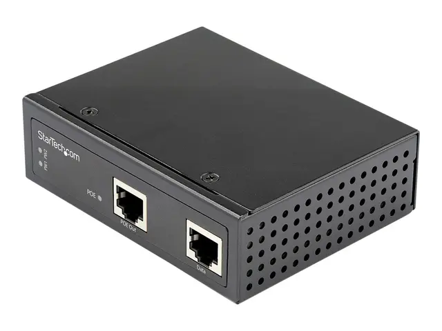 StarTech.com Industrial Gigabit PoE Injector, High Speed/High Powe...