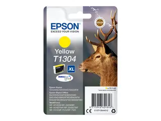 Epson T1304 - 10.1 ml - XL-størrelse - gul original - blister - blekkpatron - for Stylus Office BX630, BX635, BX935; WorkForce WF-3010, 3520, 3530, 3540, 7015, 7515, 7525