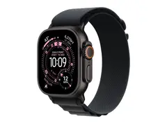 Apple Watch Ultra 3 - 49 mm - svart titan Ja smartklokke med Alpine Loop - tekstil - svart - b&#229;ndbredde: L - 64 GB - LTE, NFC, Wi-Fi 4, UWB, Bluetooth - 5G - 61.8 g