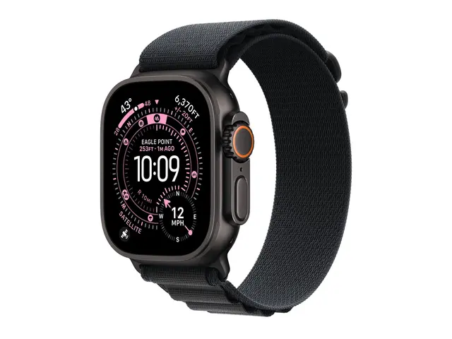 Apple Watch Ultra 3 - 49 mm svart titan Ja smartklokke med Alpine ...